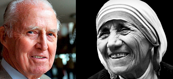 Dr. Norman Borlaug, Mother Teresa