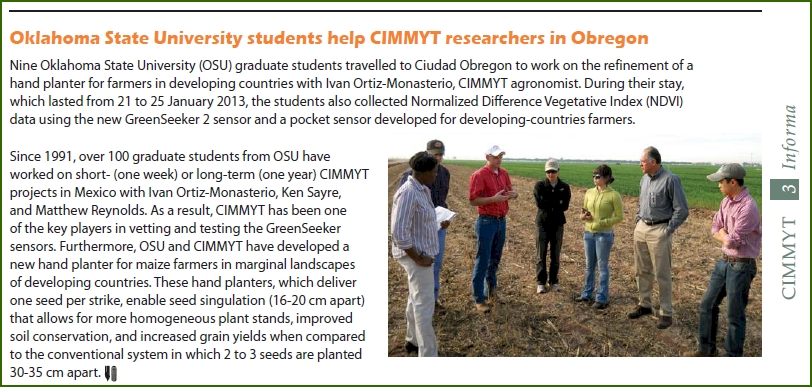 CIMMYT Informa, Oklahoma State University