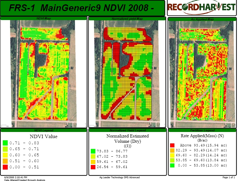 AA VRT application using GreenSeeker