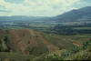 Low lands, sugar cane, hillsides, maize