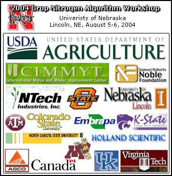 2004 Crop Nitrogen Algorithm Workshop